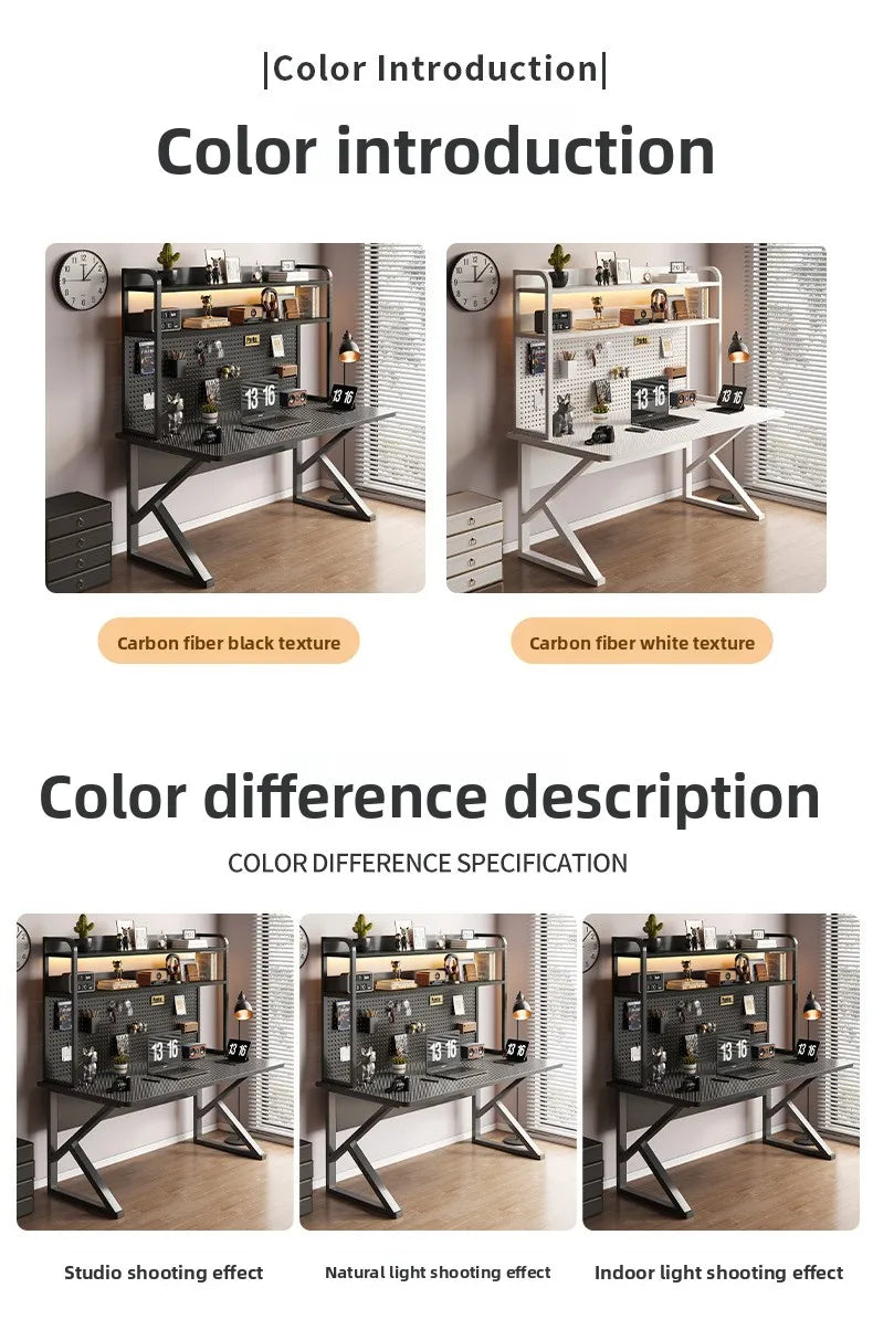 Computer desk Desktop with hole board Desk