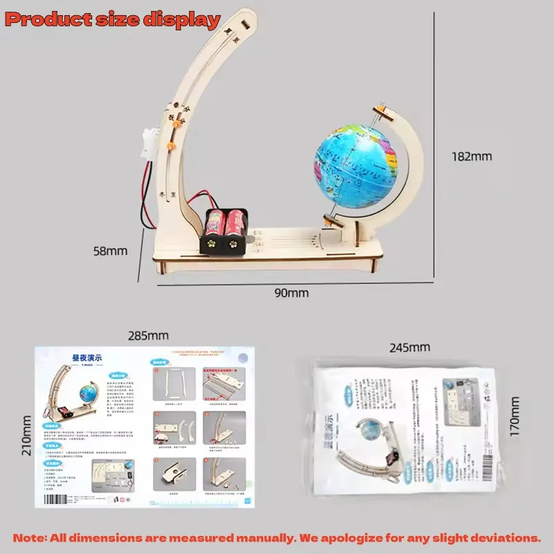 DIY Earth Model Day Night Cycle Science Kit STEM