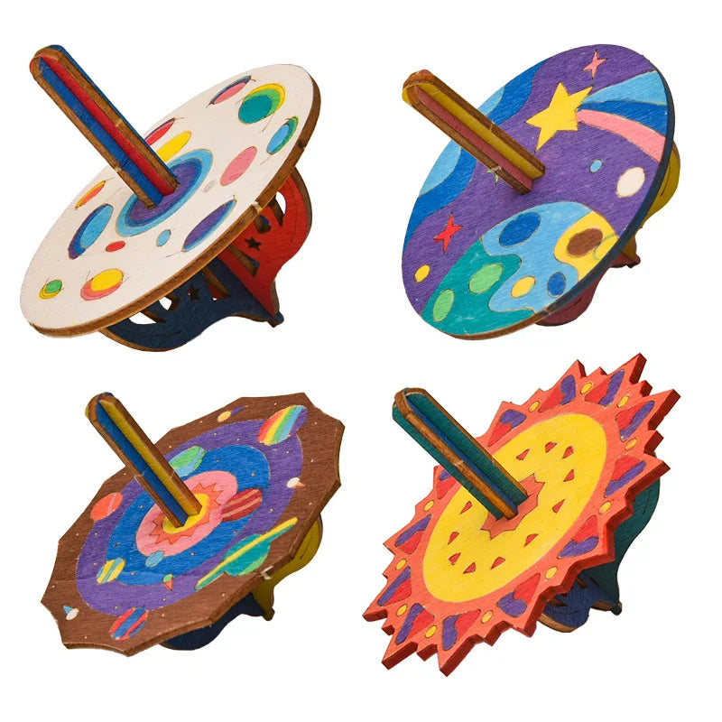 Planetary Gyroscope Assembly Painting STEM Kit