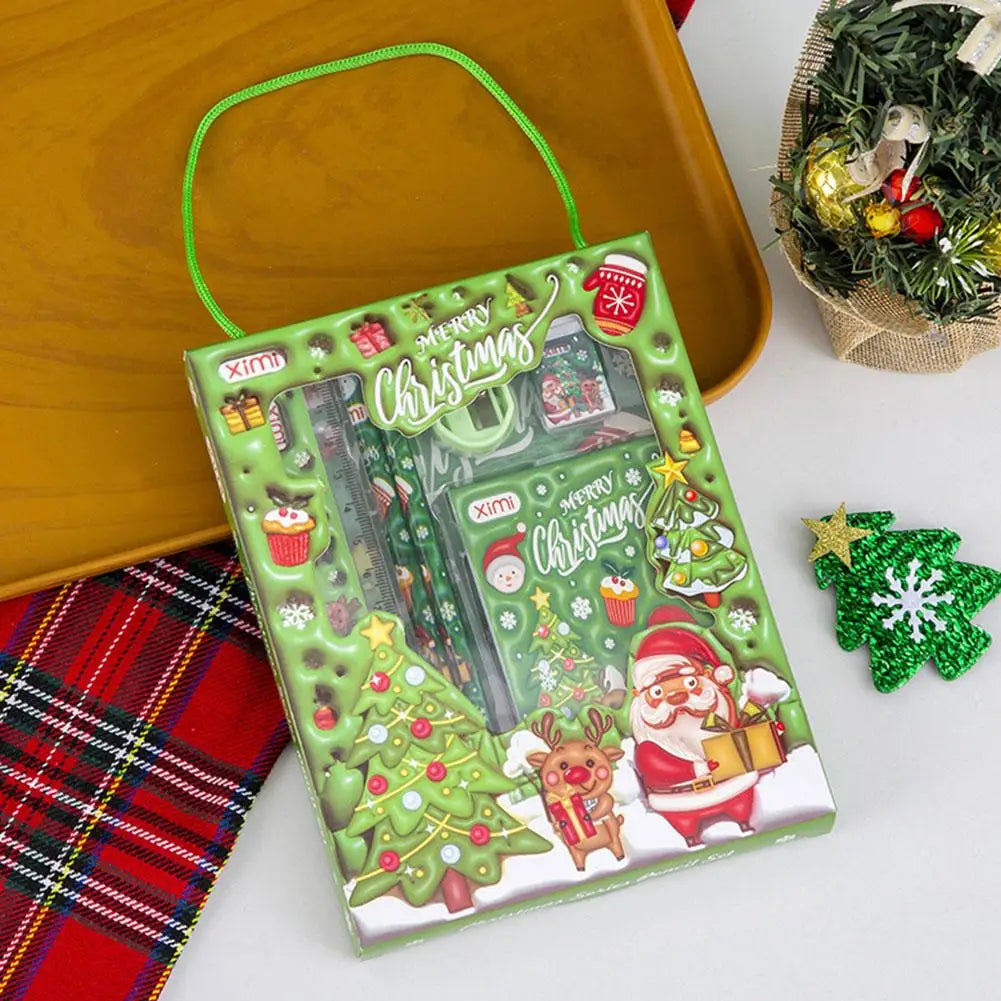 6-Piece Writing Tools 3D Raised Design