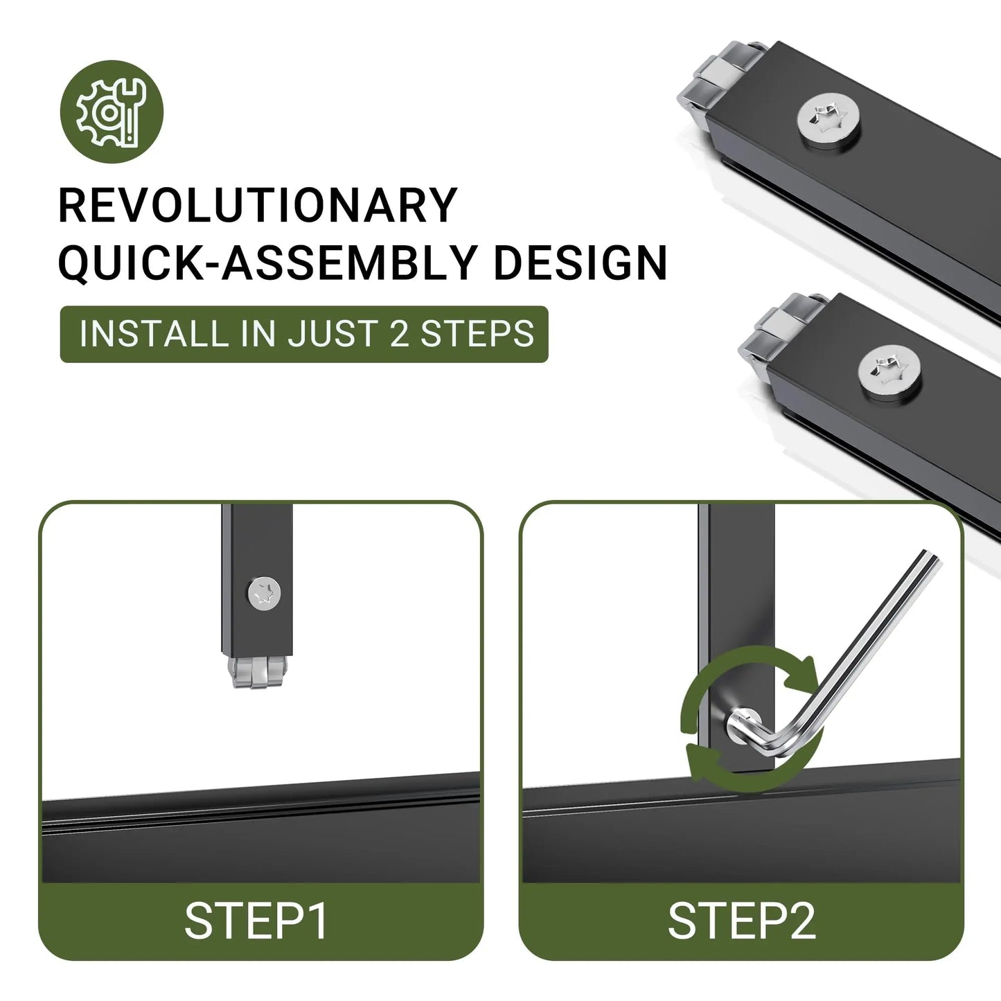 T-Shape 12x12FT Polycarbonate Greenhouse