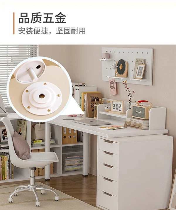 Computer desk with drawers