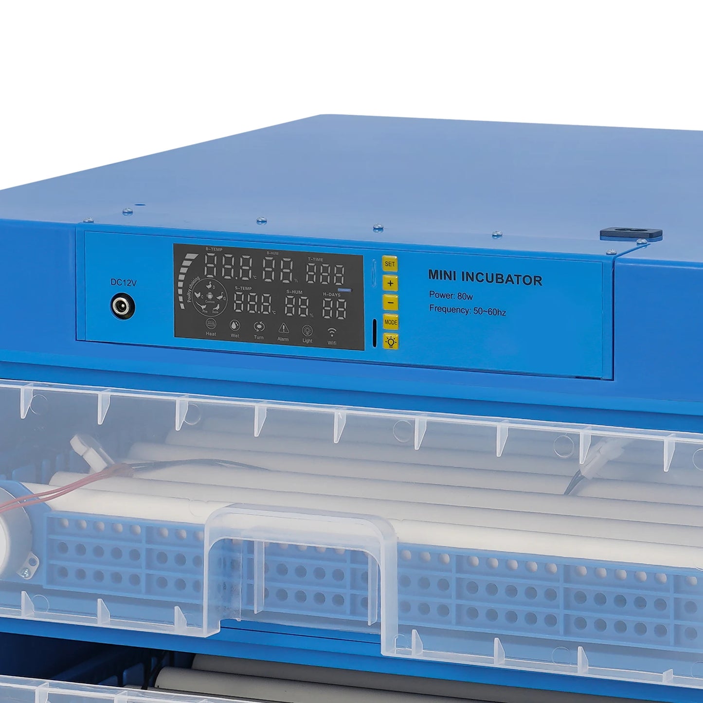 128/192 Chicken Egg Incubator With Automatic Turning & Humidity Control