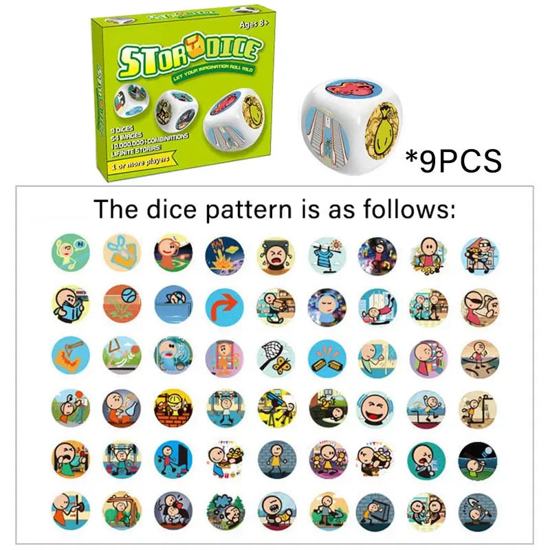 Story Dice Educational manipulative