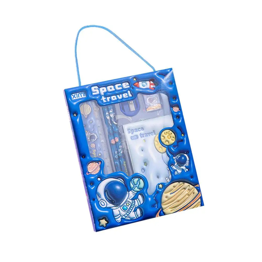 6-Piece Writing Tools 3D Raised Design