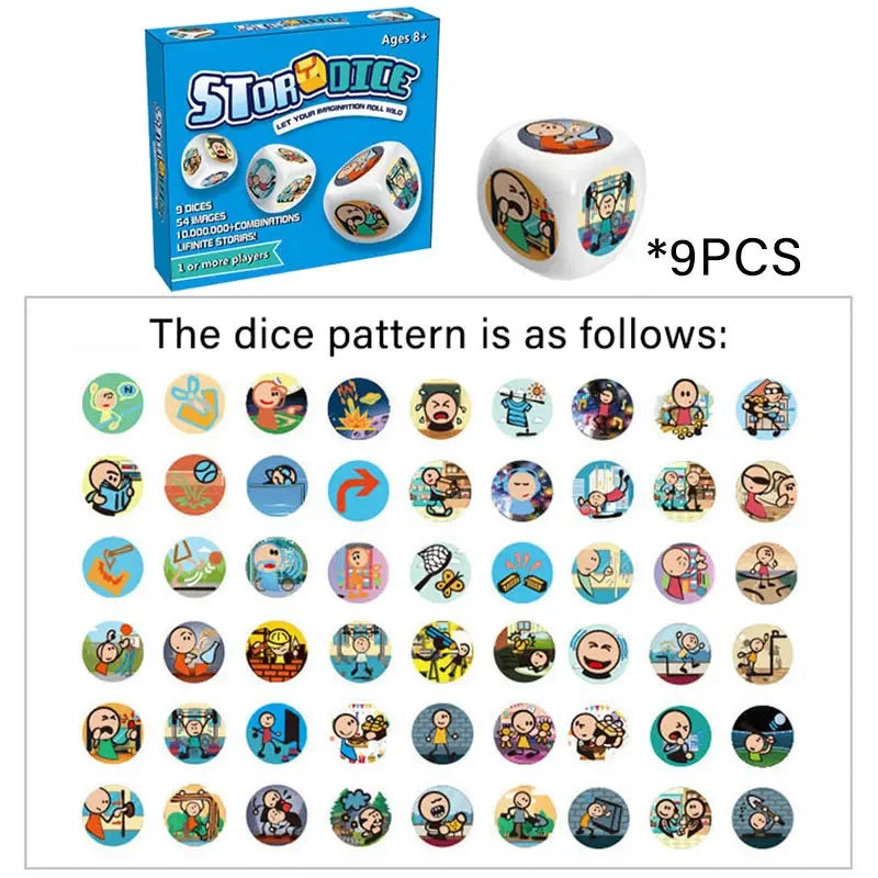 Story Dice Educational manipulative