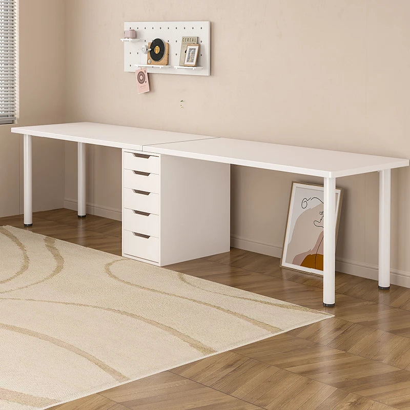 Computer desk with drawers