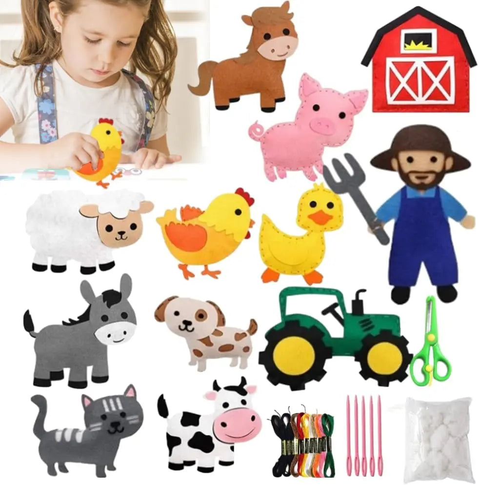 Christmas Sewing Kit Animal Sewing Craft Kit