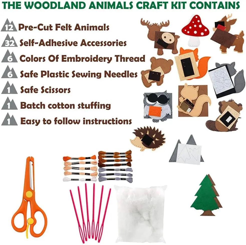 Christmas Sewing Kit Animal Sewing Craft Kit