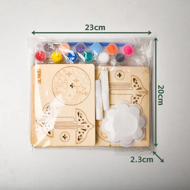 Planetary Gyroscope Assembly Painting STEM Kit