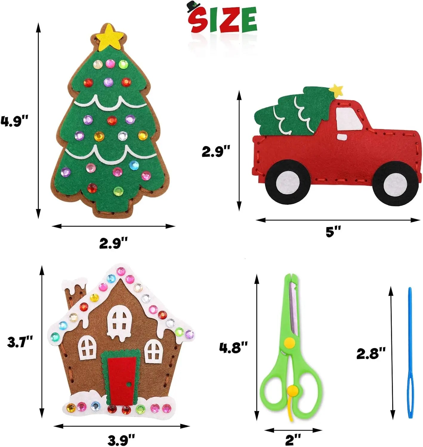 Christmas Sewing Kit Animal Sewing Craft Kit