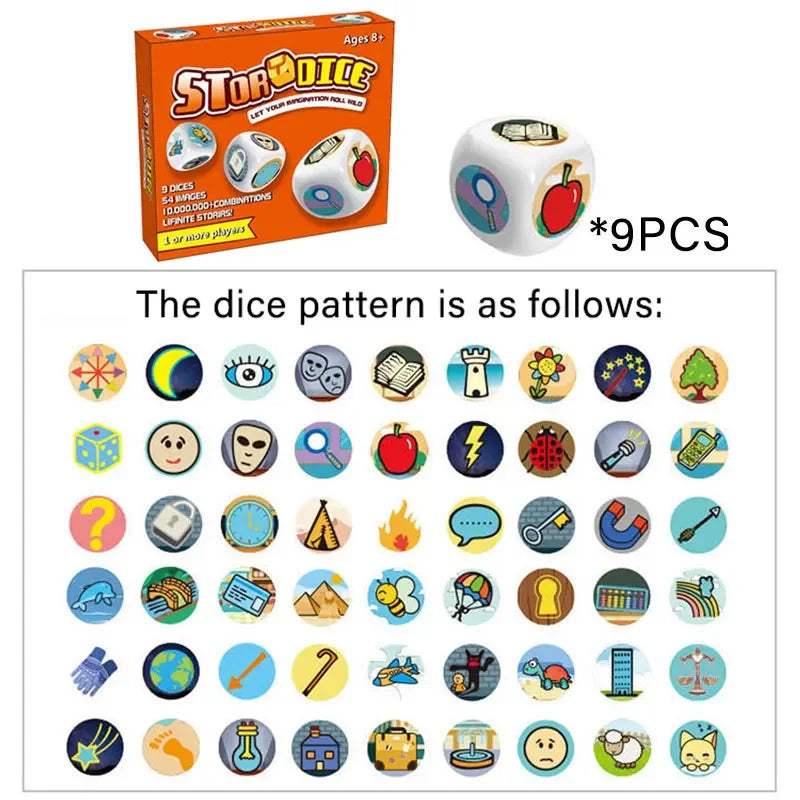 Story Dice Educational manipulative