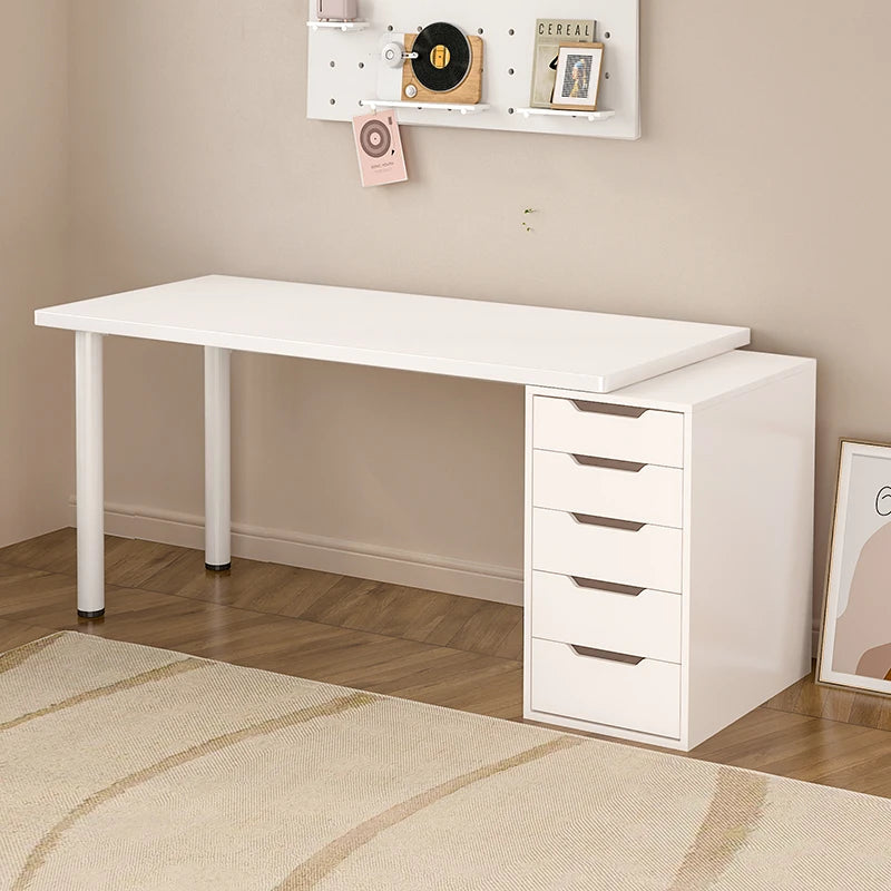 Computer desk with drawers