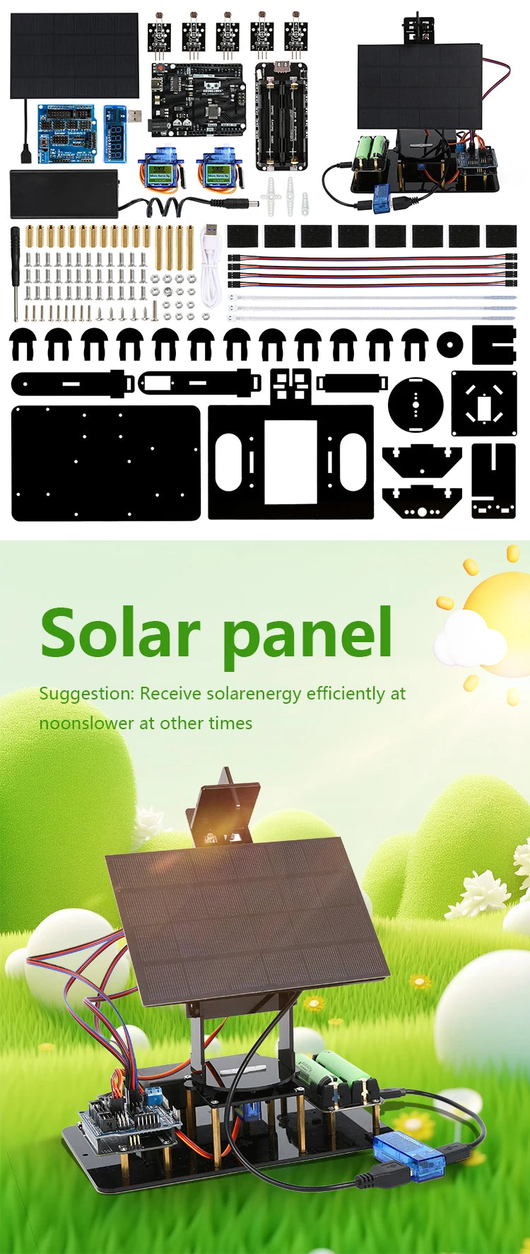 Smart Solar Tracker System Tracking Starter STEM Kit