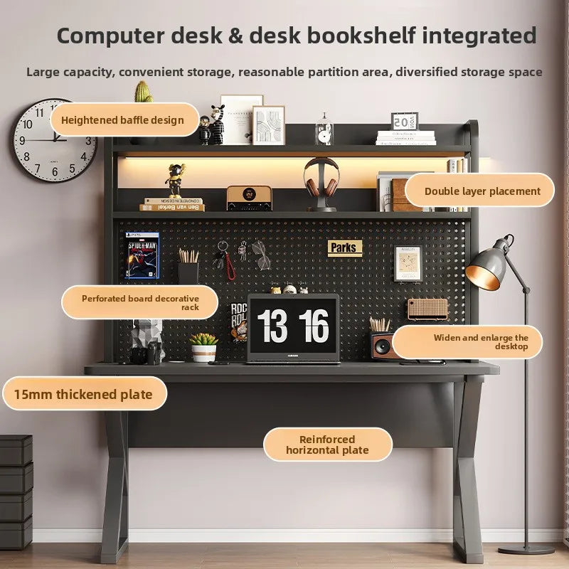 Computer desk Desktop with hole board Desk