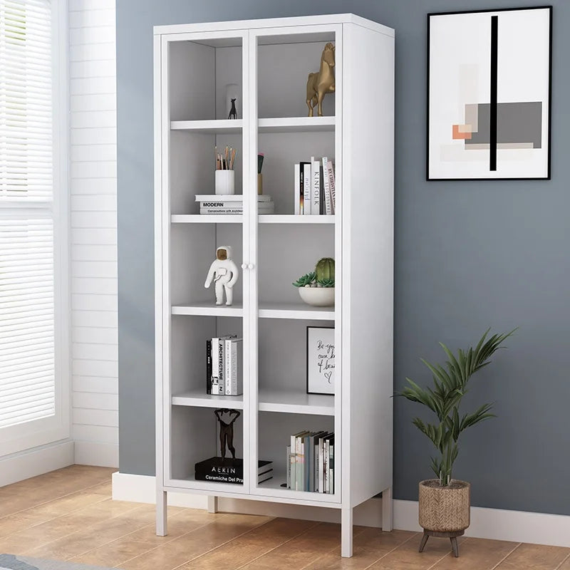 Metal Bookcase Cabinet