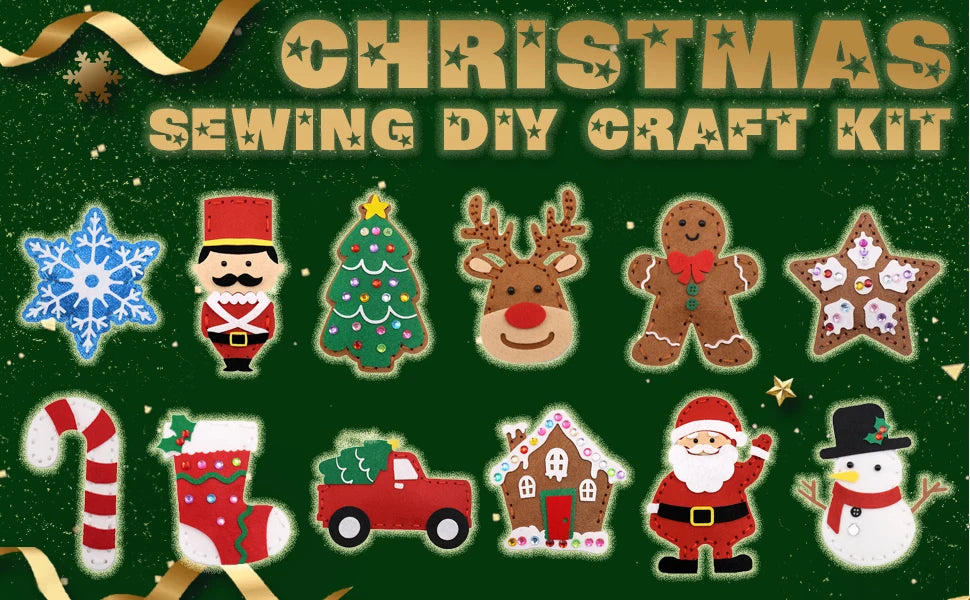 Christmas Sewing Kit Animal Sewing Craft Kit