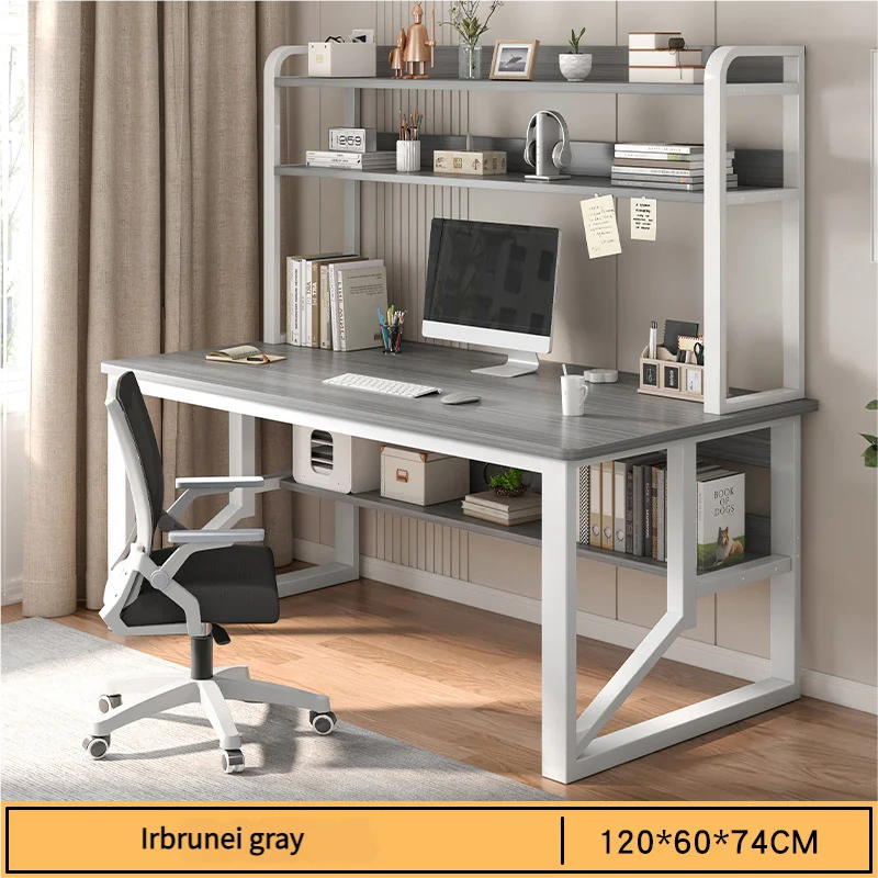 Modern Integrated Desk And Bookshelf