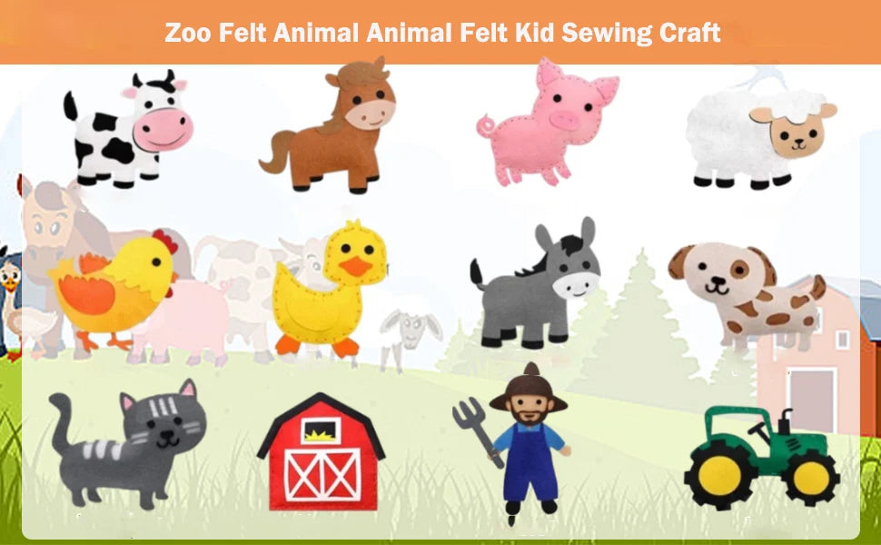 Christmas Sewing Kit Animal Sewing Craft Kit