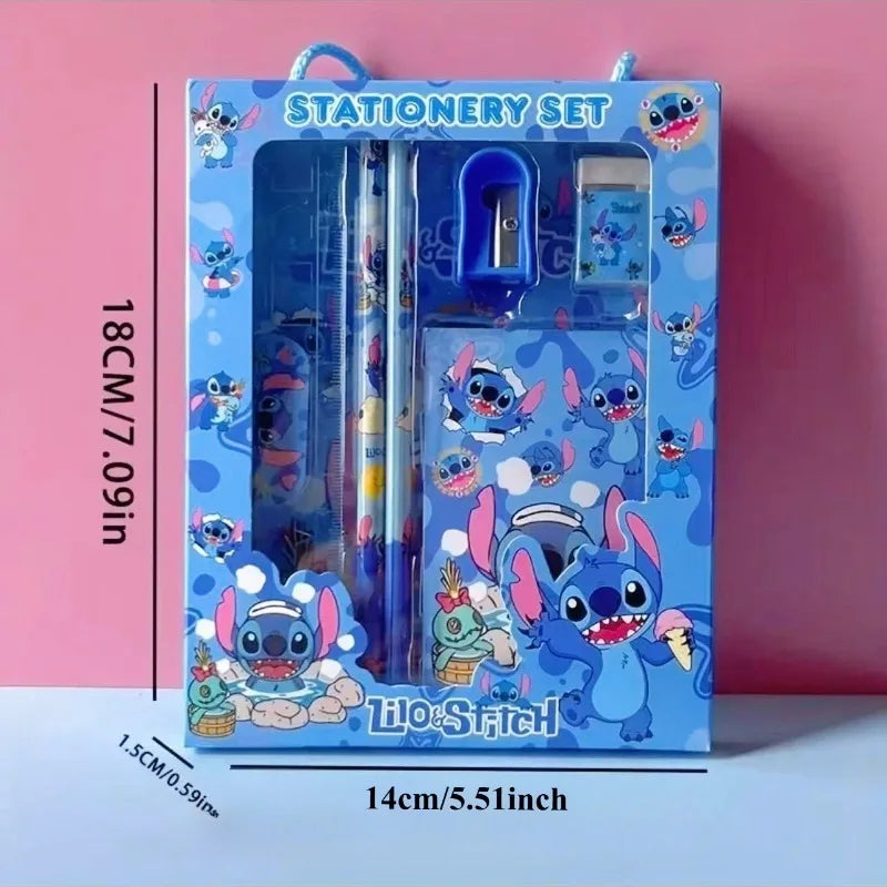 Stitch 6pcs School Supplies Set