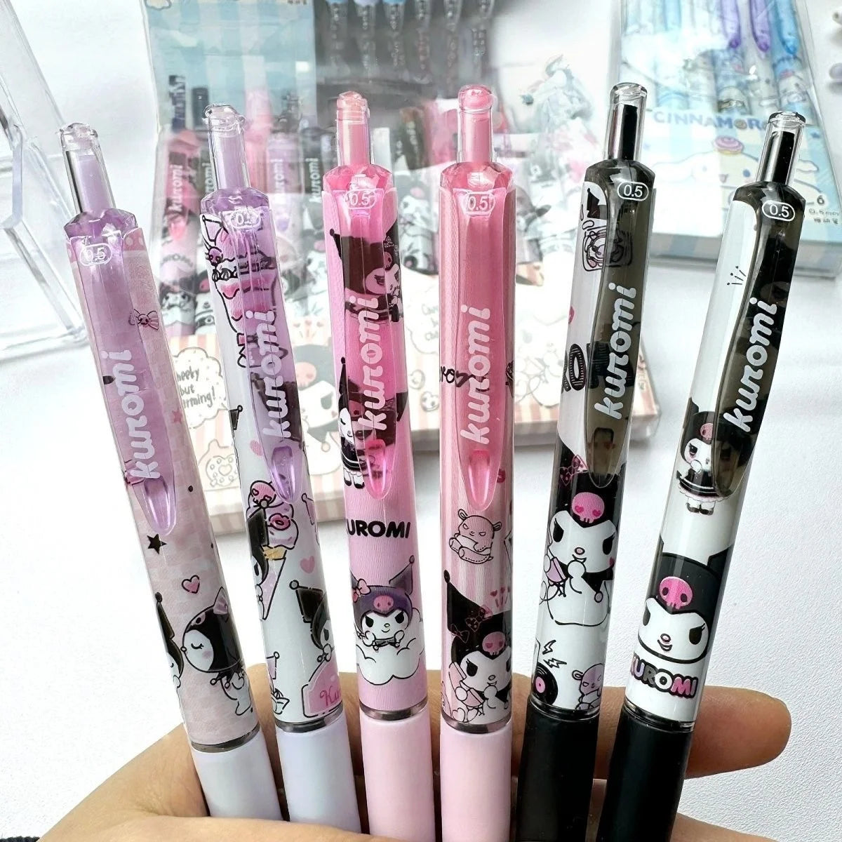 ‌Sanrio Kuromi & Cinnamoroll New 6-Piece School Supply Set