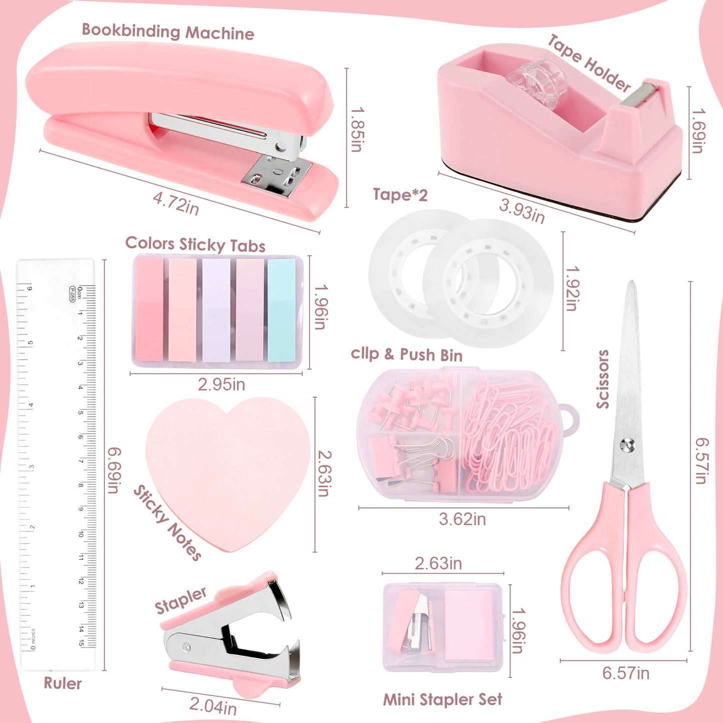 Office Supplies Set Desk Accessories