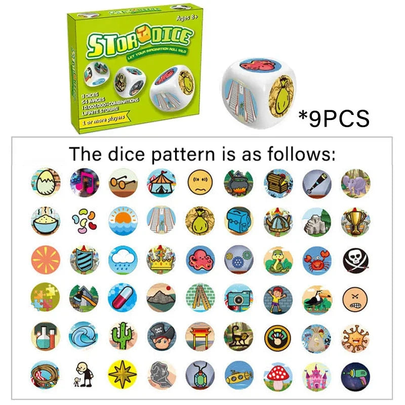 Story Dice Educational manipulative