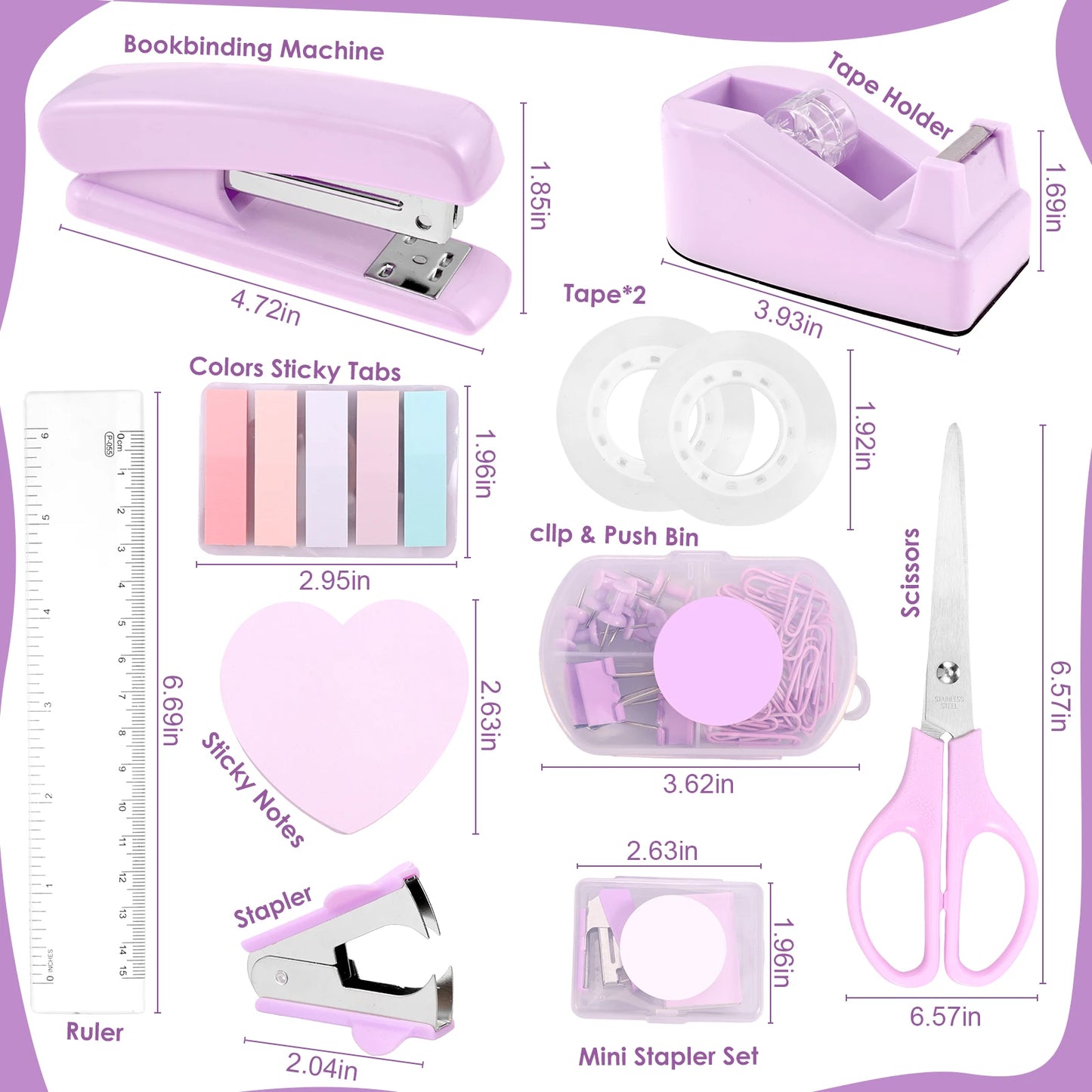 Office Supplies Set Desk Accessories