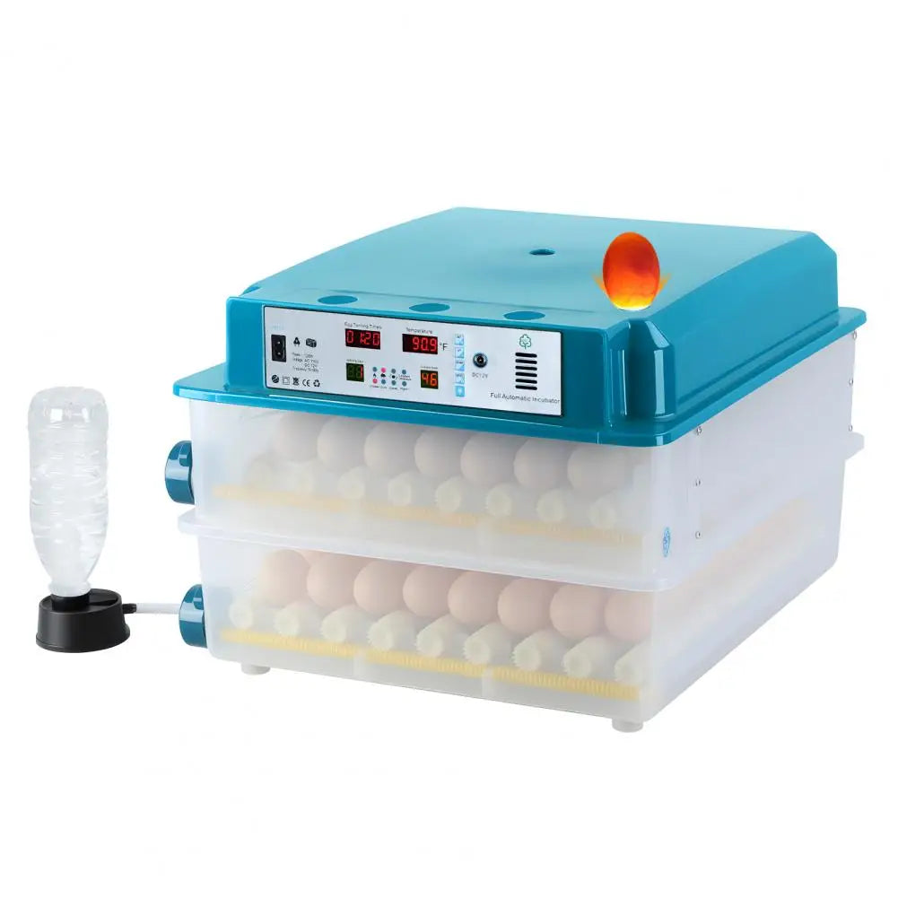 120 Eggs Smart Incubation Machine With Automatic Temperature And Humidity Control, Poultry Hatcher With Egg Turning For Chickens