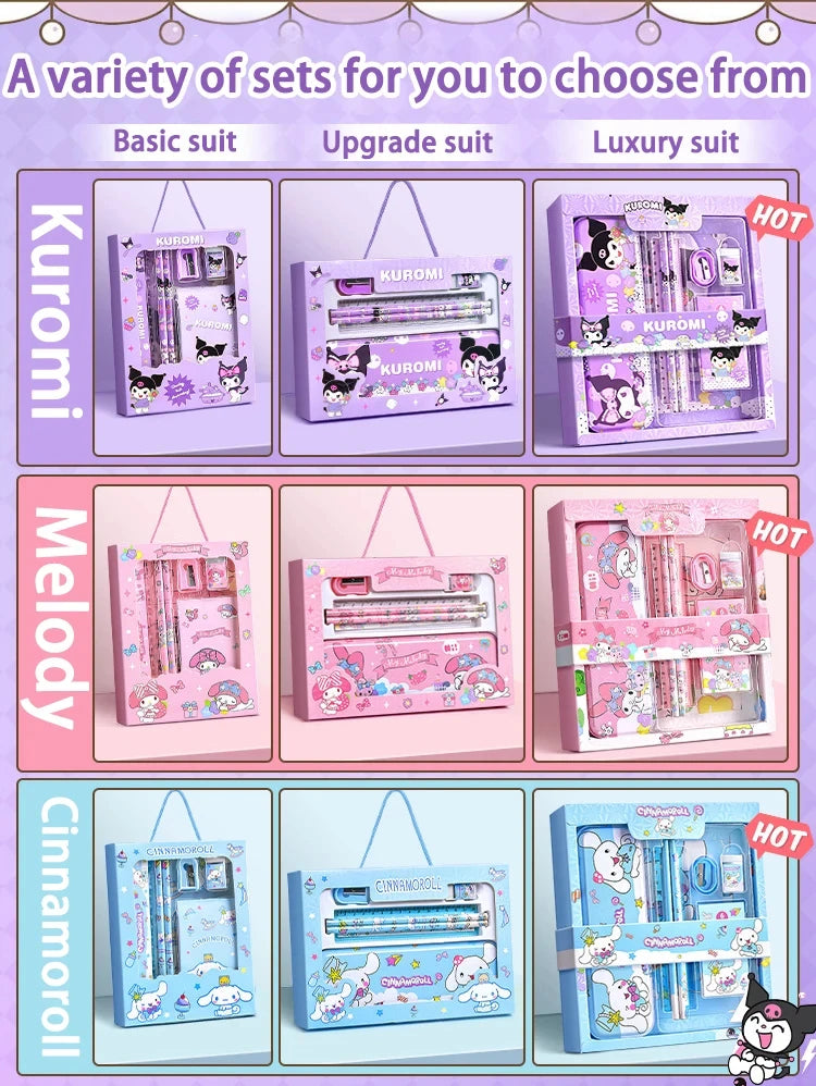 Sanrio Kuromi Melody Cinnamoroll Stationery