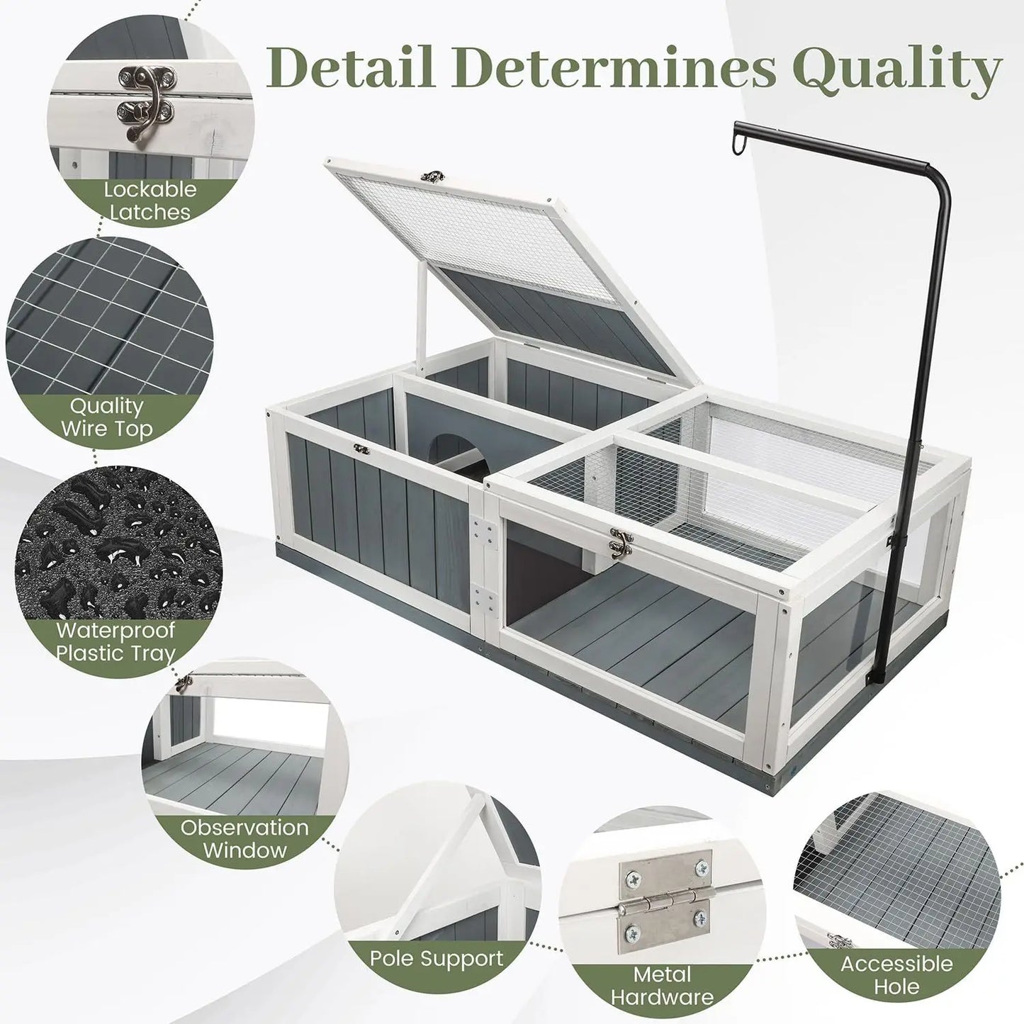 wooden cage breeding chicken, Quail, Rabbit