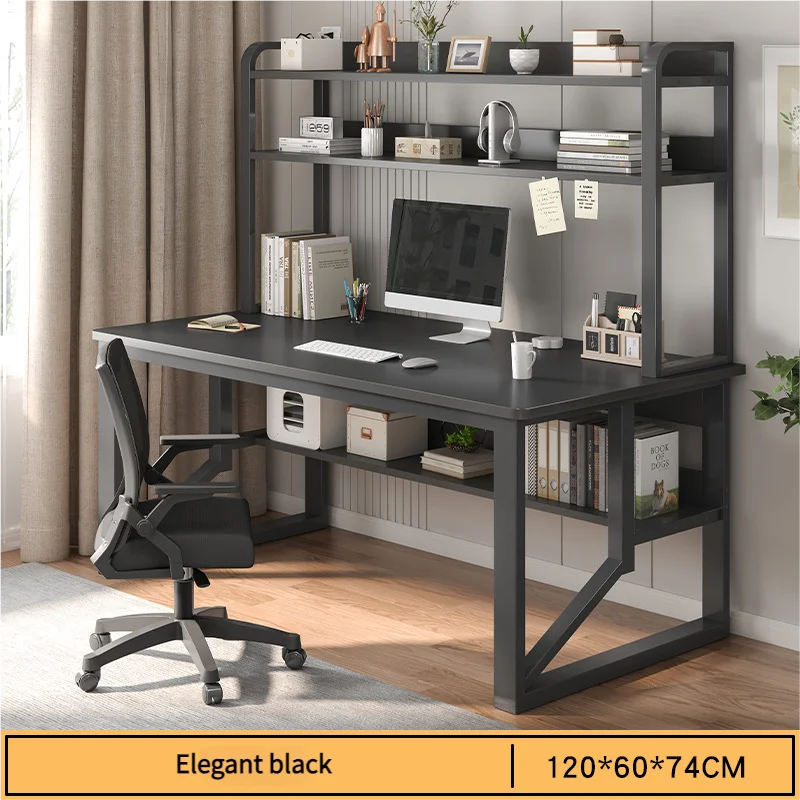 Modern Integrated Desk And Bookshelf