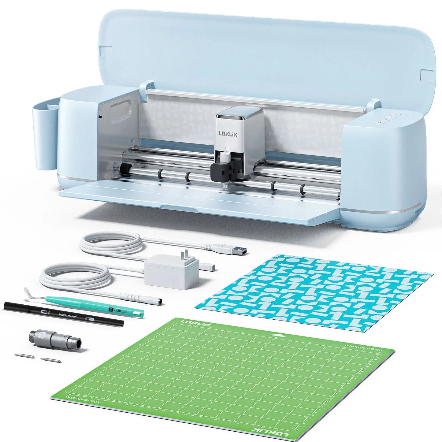 Bundle Auto Heat Press Machine & Tumbler Heat Press & Vinyl Plotter Cutting Machine Craft Bundle