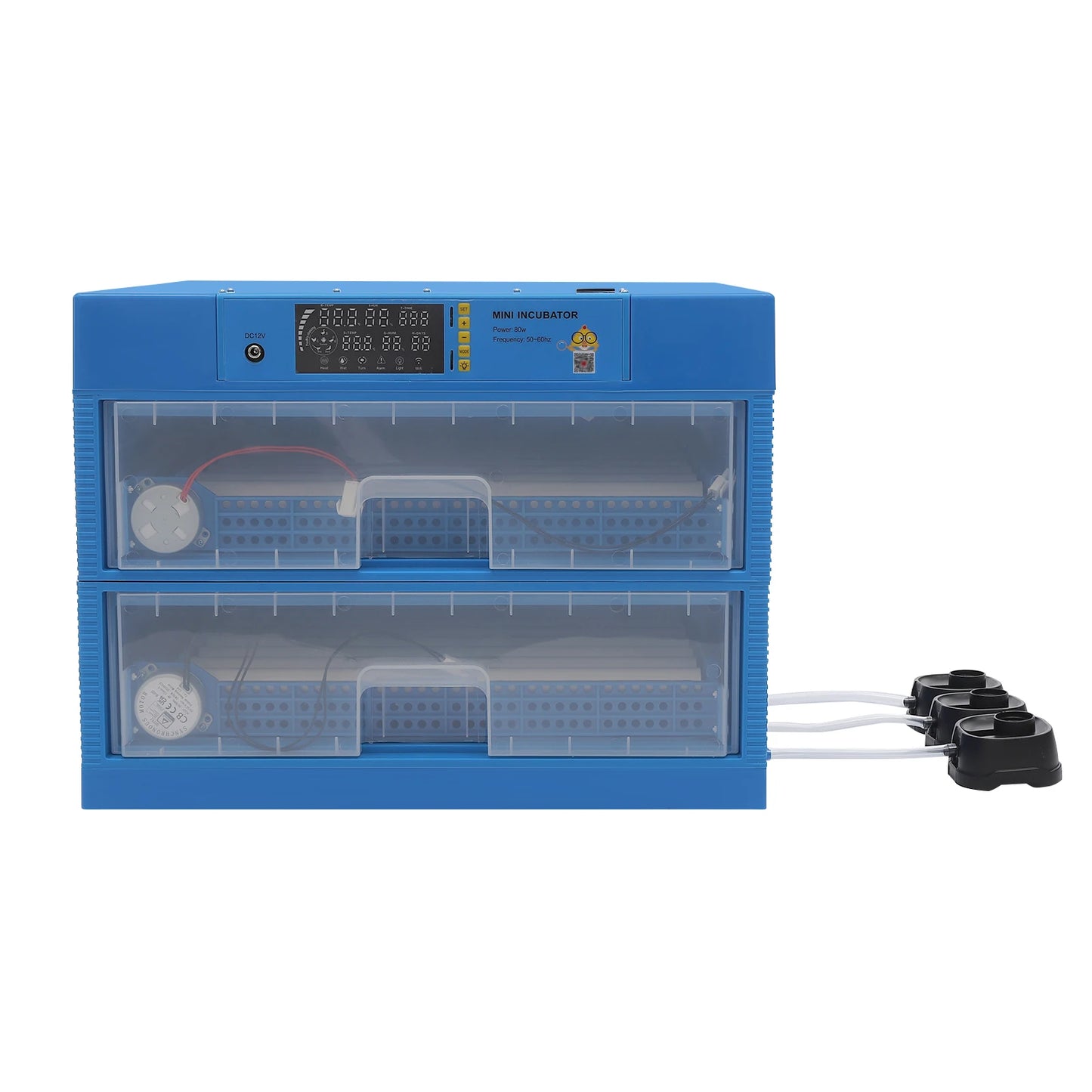 128/192 Chicken Egg Incubator With Automatic Turning & Humidity Control