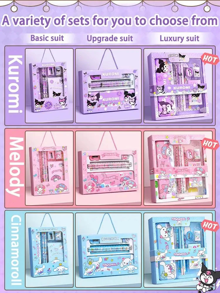 Sanrio Kuromi Melody Cinnamoroll Stationery