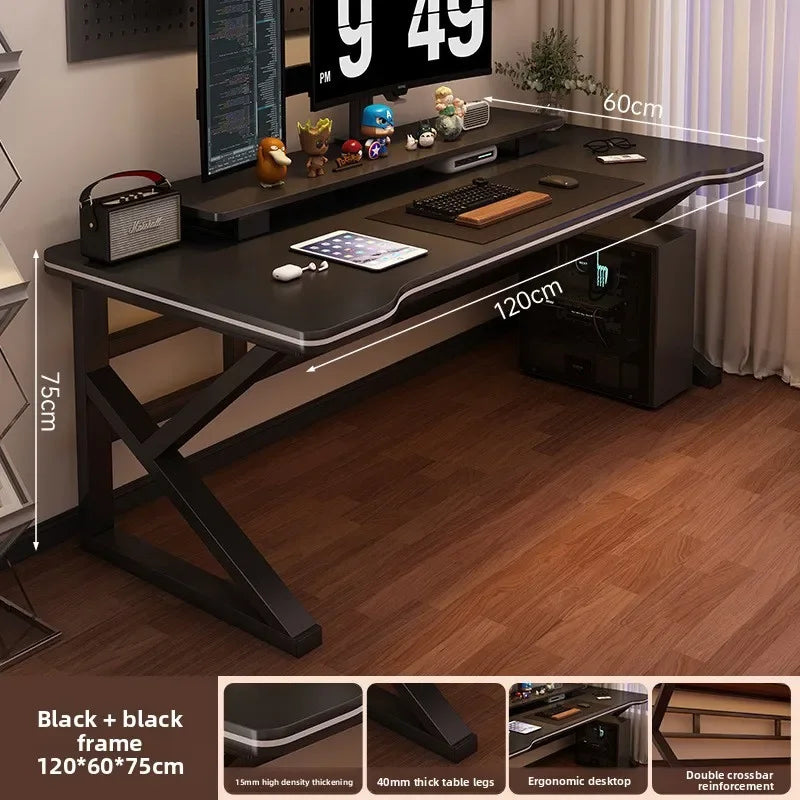 Desk bookshelf integrated desk with hole board