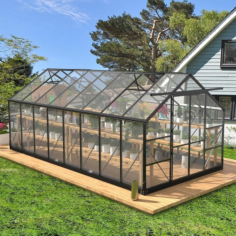 Polycarbonate Greenhouses, 8x16 FT