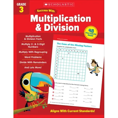 Scholastic Success with Multiplication & Division Grade 3 Workbook