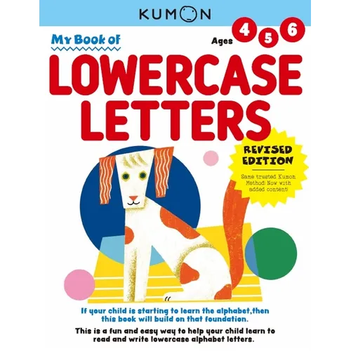 Kumon My Book of Lowercase Letters: Revised Ed