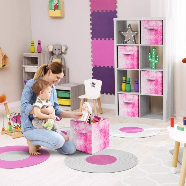 Colorful Foldable Storage Box, 6 Packs