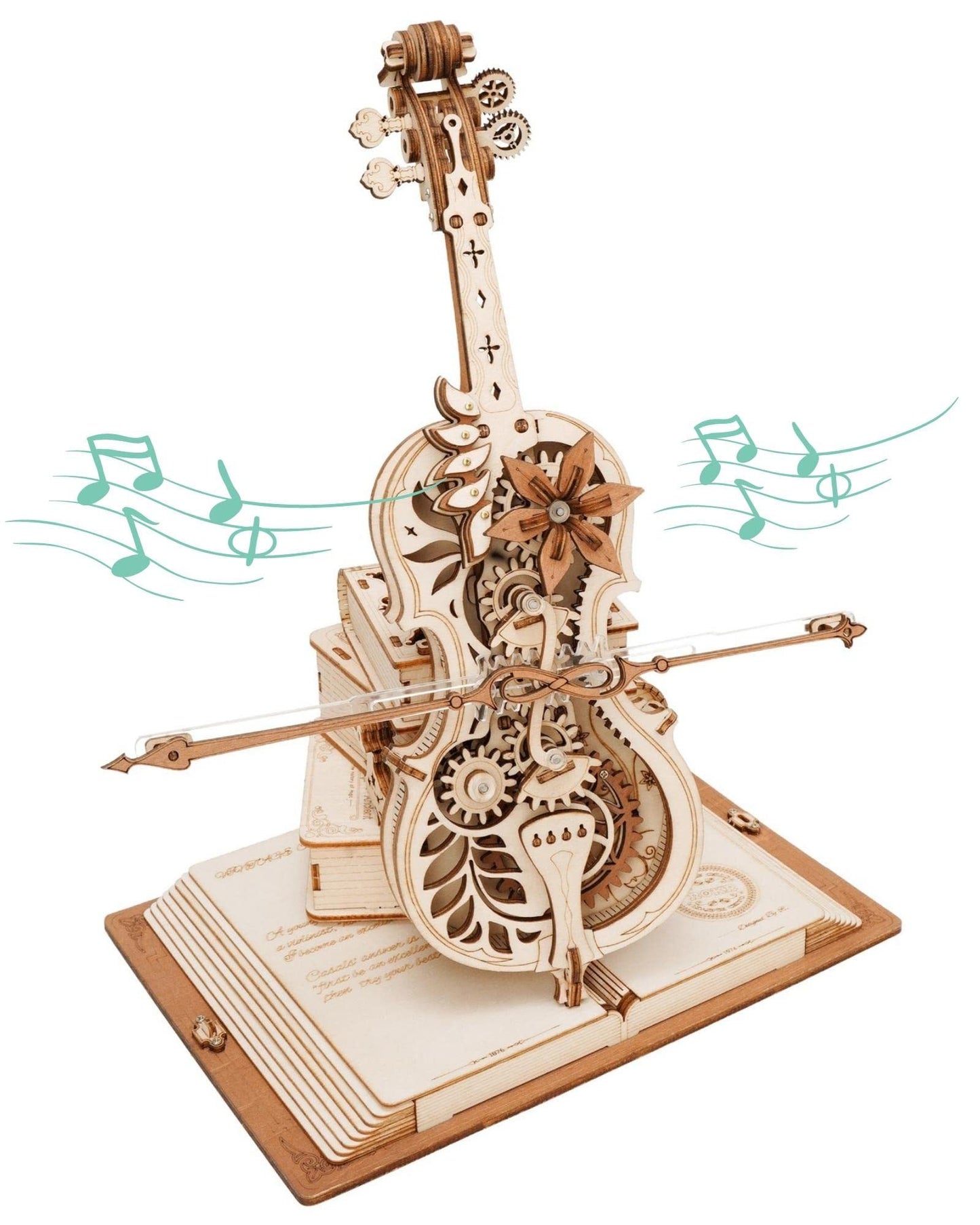 Robotime ROKR Magic Cello Mechanical Music Box