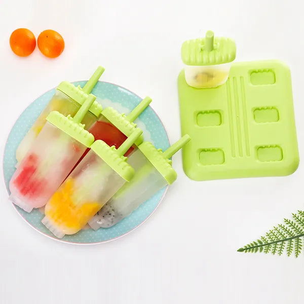 6Pcs Popsicle Molds Reusable