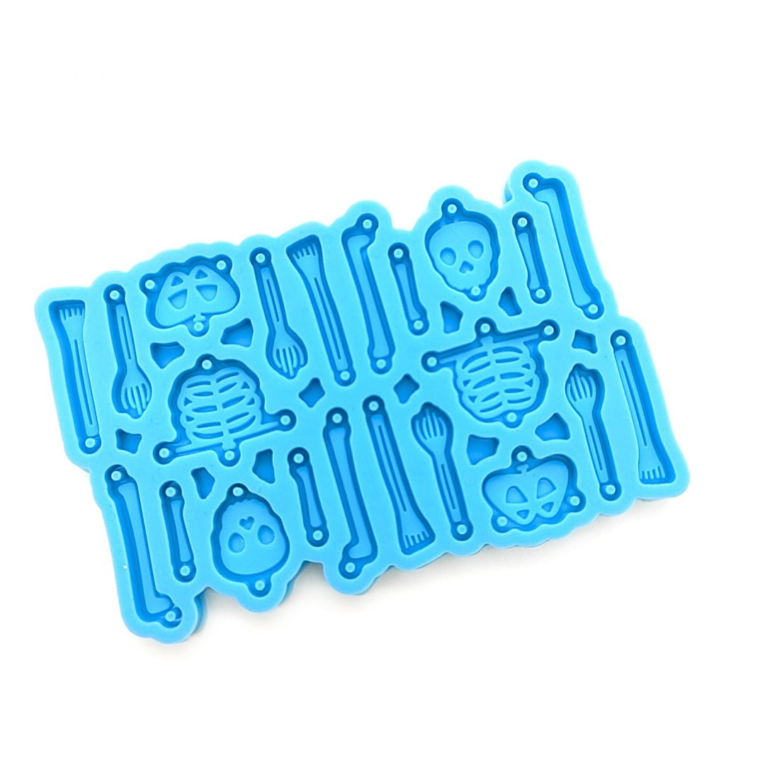 Creative Diy Skull Pendant Epoxy Silicone Mold