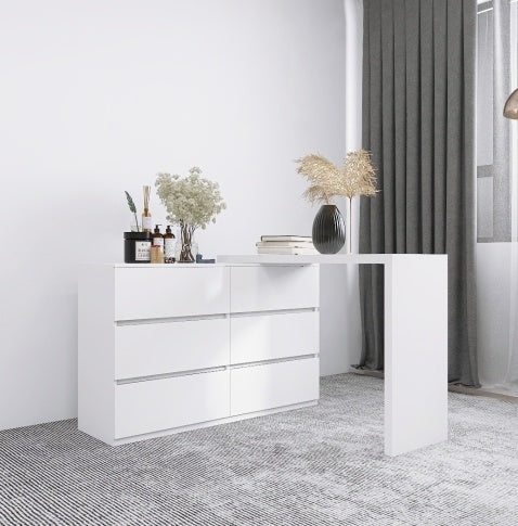 Extended Desktop 6 Drawers