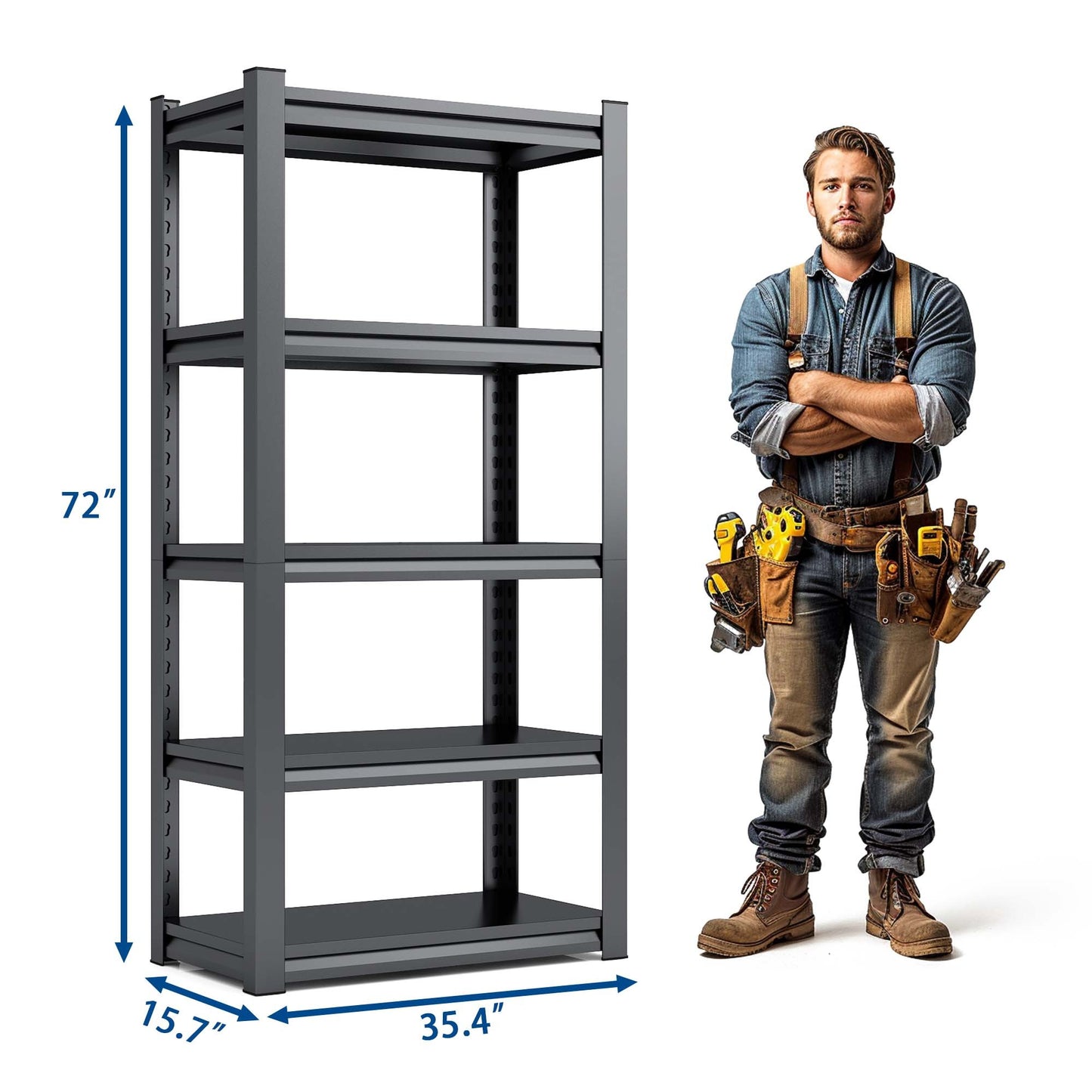 Tier Metal Shelves For Storage