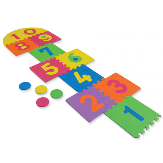 WONDERFOAM HOP SCOTCH PUZZLE MAT 25 PCS 12-1/2 X 12-1/2