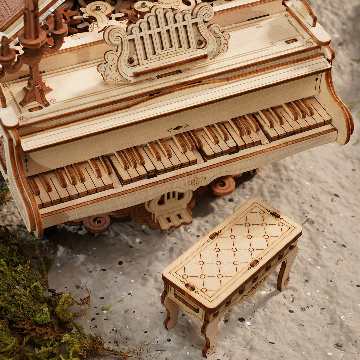 Robotime 223pcs 3D Wooden Puzzle Magic Piano