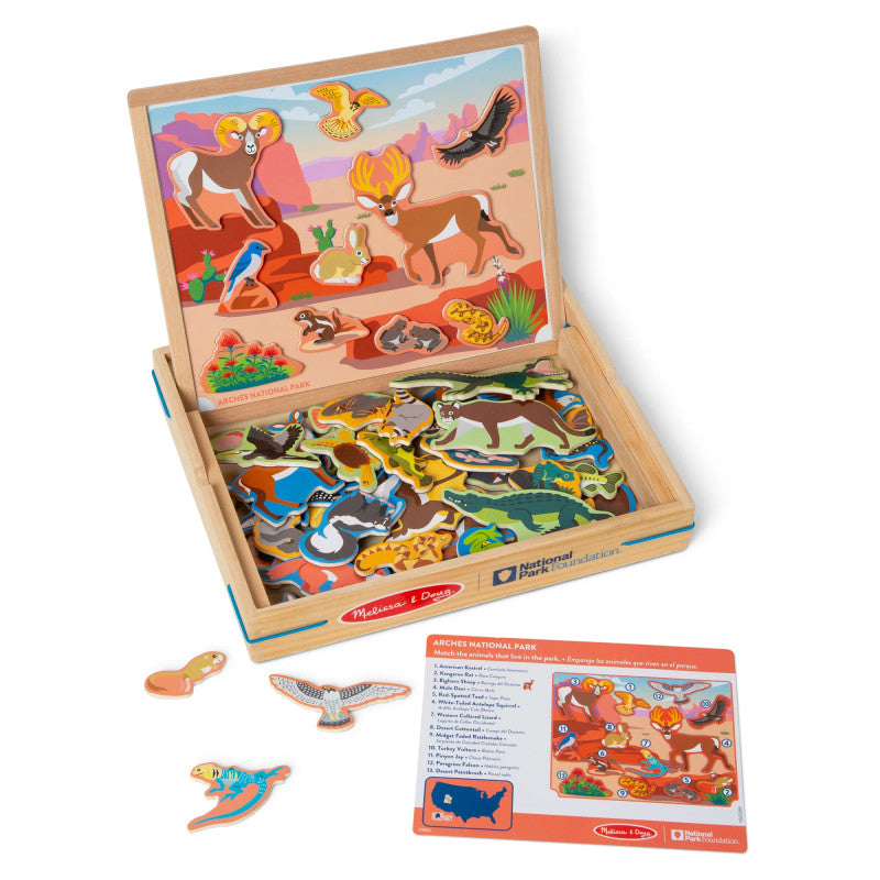 PICTURE MATCHING NATIONAL PARK MAGNETIC GAME