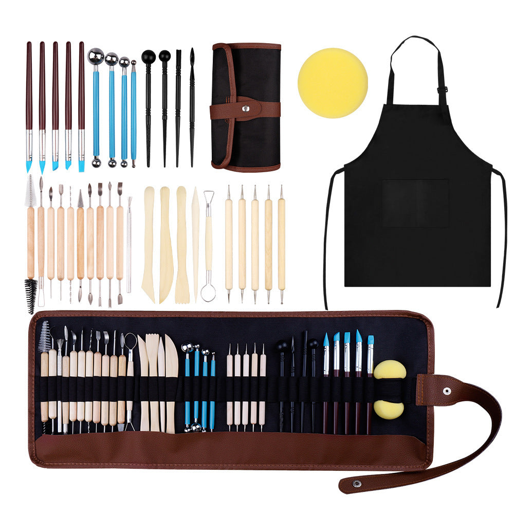 Clay Tools 37-Piece Set Clay Sculpting Knives Craft Kit