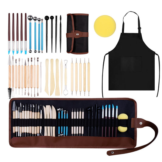 Clay Tools 37-Piece Set Clay Sculpting Knives Craft Kit